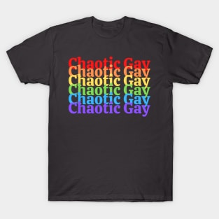 "Chaotic Gay" D&D Alignment T-Shirt